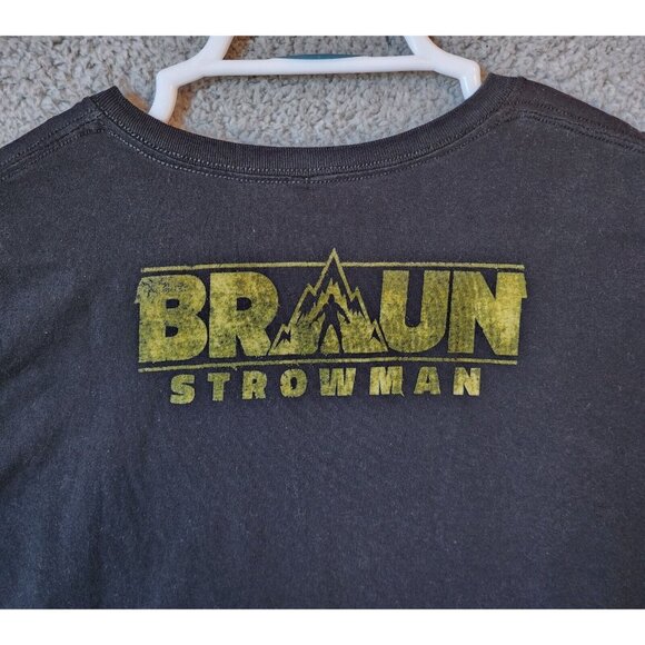 WWE Braun Strowman "Back & Badder Than Ever" Graphic Black T Shirt Size XL - Picture 10 of 11